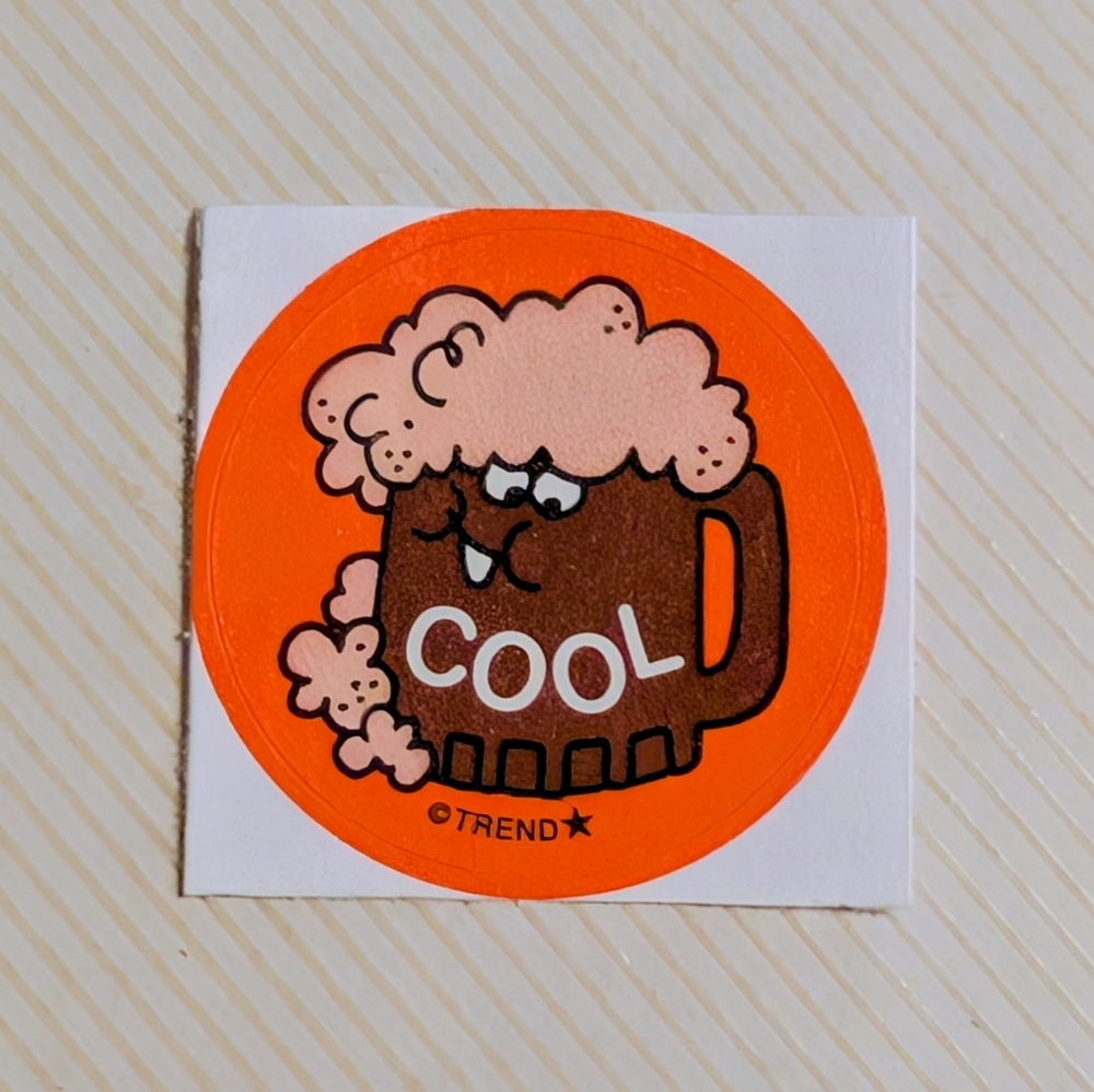 10/$25 Root Beer "Cool" Scratch & Sniff Retro Reward Sticker